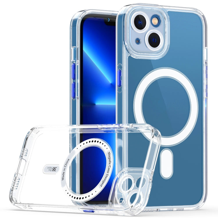 Custodia TPU acrilico compatibile MagSafe per iPhone 13 e 12
