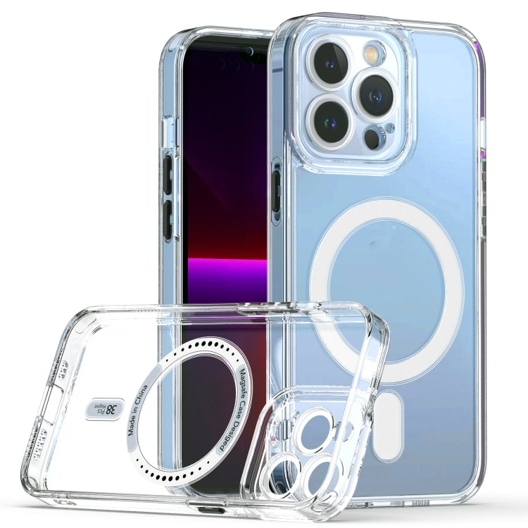 Custodia TPU acrilico compatibile MagSafe per iPhone 13 e 12