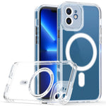 Custodia TPU acrilico compatibile MagSafe per iPhone 13 e 12