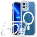 Custodia TPU acrilico compatibile MagSafe per iPhone 13 e 12
