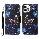 Custodia portafoglio in pelle per iPhone 13 Pro Max