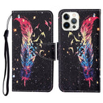 Custodia portafoglio in pelle per iPhone 13 Pro Max