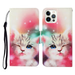 Custodia portafoglio in pelle per iPhone 13 Pro