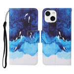 Custodia portafoglio in pelle per iPhone 13 con slot carte