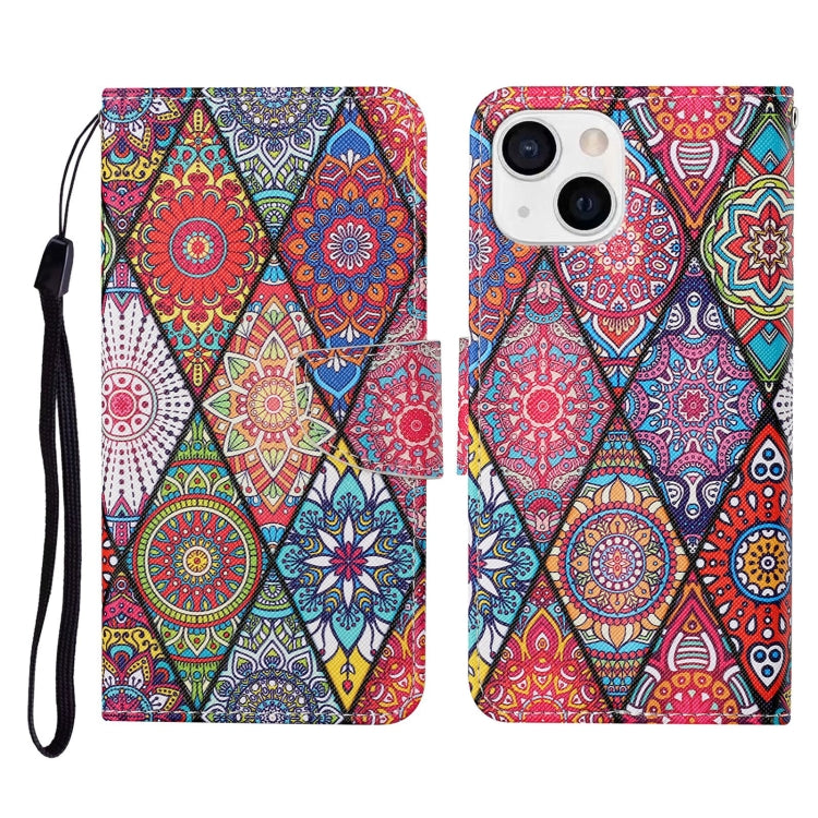 Custodia portafoglio in pelle per iPhone 13 con slot carte