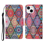 Custodia portafoglio in pelle per iPhone 13 mini