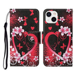 Custodia portafoglio in pelle per iPhone 13 mini