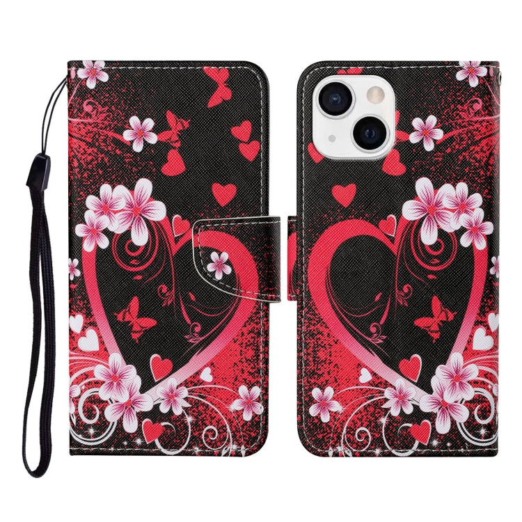Custodia portafoglio in pelle per iPhone 13 mini
