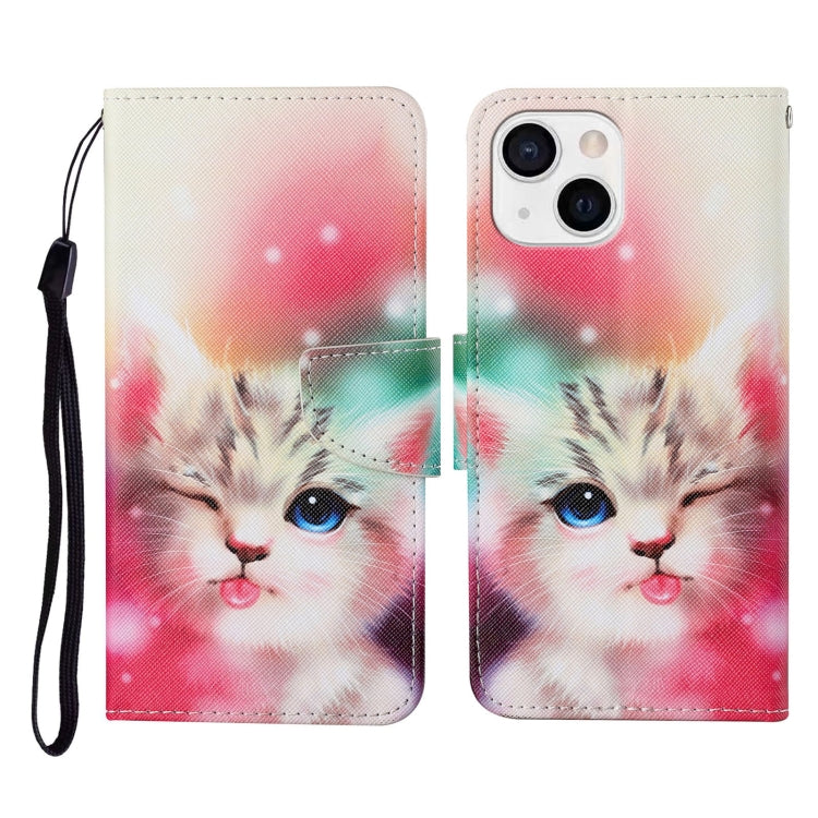 Custodia portafoglio in pelle per iPhone 13 mini