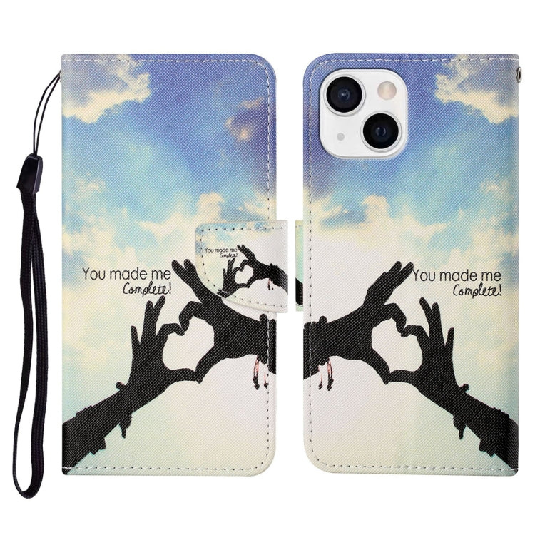 Custodia portafoglio in pelle per iPhone 13 mini