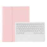 A800B Custodia con tastiera staccabile color caramella Bluetooth con slot per penna per Samsung Galaxy Tab S8+ / S7+ / S7 FE