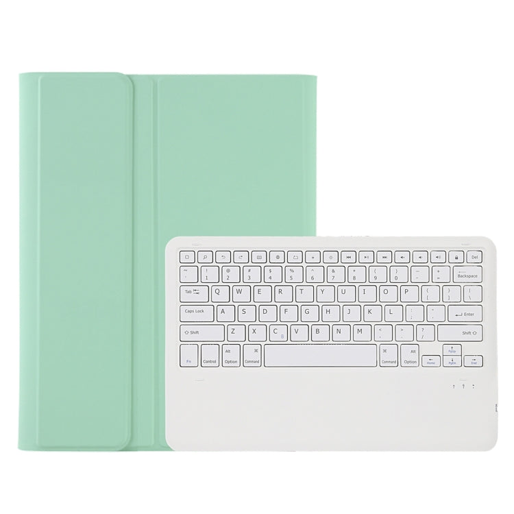 A800B Custodia con tastiera staccabile color caramella Bluetooth con slot per penna per Samsung Galaxy Tab S8+ / S7+ / S7 FE