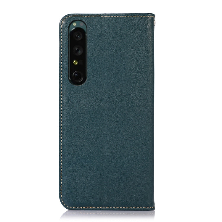 KHAZNEH Custodia per telefono in pelle di vacchetta con strato superiore nappa, For Sony Xperia 1 IV, For Sony Xperia 10 IV
