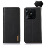 KHAZNEH Custodia per telefono in pelle di vacchetta con strato superiore nappa, For Xiaomi Redmi 10C / 10 India, For Xiaomi Redmi K40S, For Xiaomi Redmi K50 / K50 Pro, For Xiaomi Redmi K50 Gaming, For Xiaomi Redmi Note 11 4G/11S 4G Global              ...