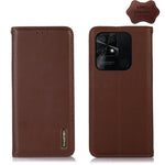 KHAZNEH Custodia per telefono in pelle di vacchetta con strato superiore nappa, For Xiaomi Redmi 10C / 10 India, For Xiaomi Redmi K40S, For Xiaomi Redmi K50 / K50 Pro, For Xiaomi Redmi K50 Gaming, For Xiaomi Redmi Note 11 4G/11S 4G Global              ...