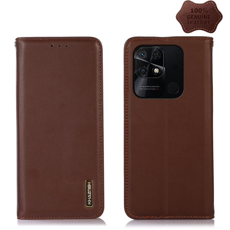 KHAZNEH Custodia per telefono in pelle di vacchetta con strato superiore nappa, For Xiaomi Redmi 10C / 10 India, For Xiaomi Redmi K40S, For Xiaomi Redmi K50 / K50 Pro, For Xiaomi Redmi K50 Gaming, For Xiaomi Redmi Note 11 4G/11S 4G Global              ...