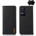 KHAZNEH Custodia per telefono in pelle di vacchetta con strato superiore nappa, For Xiaomi Redmi 10C / 10 India, For Xiaomi Redmi K40S, For Xiaomi Redmi K50 / K50 Pro, For Xiaomi Redmi K50 Gaming, For Xiaomi Redmi Note 11 4G/11S 4G Global              ...
