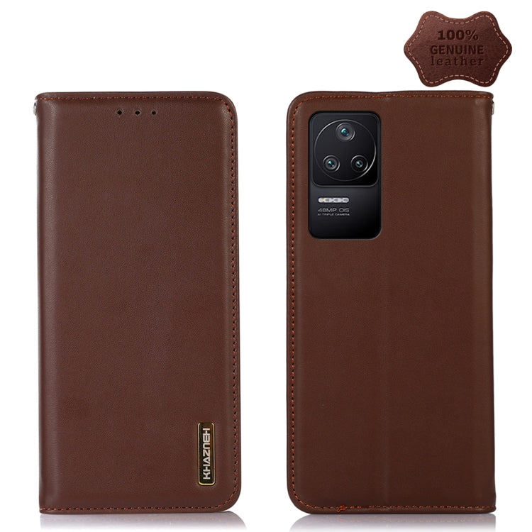 KHAZNEH Custodia per telefono in pelle di vacchetta con strato superiore nappa, For Xiaomi Redmi 10C / 10 India, For Xiaomi Redmi K40S, For Xiaomi Redmi K50 / K50 Pro, For Xiaomi Redmi K50 Gaming, For Xiaomi Redmi Note 11 4G/11S 4G Global              ...