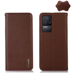 KHAZNEH Custodia per telefono in pelle di vacchetta con strato superiore nappa, For Xiaomi Redmi 10C / 10 India, For Xiaomi Redmi K40S, For Xiaomi Redmi K50 / K50 Pro, For Xiaomi Redmi K50 Gaming, For Xiaomi Redmi Note 11 4G/11S 4G Global              ...