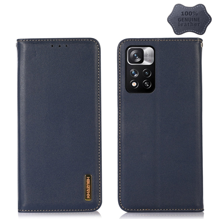 KHAZNEH Custodia per telefono in pelle di vacchetta con strato superiore nappa, For Xiaomi Redmi 10C / 10 India, For Xiaomi Redmi K40S, For Xiaomi Redmi K50 / K50 Pro, For Xiaomi Redmi K50 Gaming, For Xiaomi Redmi Note 11 4G/11S 4G Global              ...