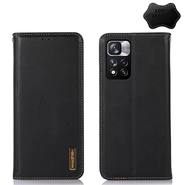 KHAZNEH Custodia per telefono in pelle di vacchetta con strato superiore nappa, For Xiaomi Redmi 10C / 10 India, For Xiaomi Redmi K40S, For Xiaomi Redmi K50 / K50 Pro, For Xiaomi Redmi K50 Gaming, For Xiaomi Redmi Note 11 4G/11S 4G Global              ...
