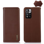 KHAZNEH Custodia per telefono in pelle di vacchetta con strato superiore nappa, For Xiaomi Redmi 10C / 10 India, For Xiaomi Redmi K40S, For Xiaomi Redmi K50 / K50 Pro, For Xiaomi Redmi K50 Gaming, For Xiaomi Redmi Note 11 4G/11S 4G Global              ...