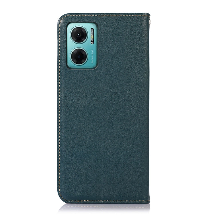 KHAZNEH Custodia per telefono in pelle di vacchetta con strato superiore nappa, For Xiaomi Redmi Note 11E / Redmi 10 5G, For Xiaomi Poco M4 Pro 4G, For Xiaomi Poco X4 Pro 5G