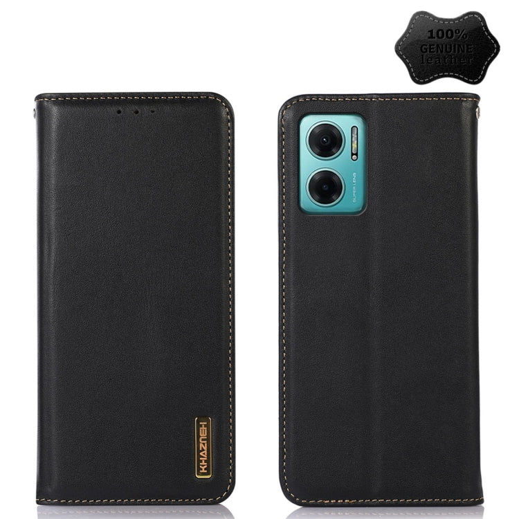 KHAZNEH Custodia per telefono in pelle di vacchetta con strato superiore nappa, For Xiaomi Redmi Note 11E / Redmi 10 5G, For Xiaomi Poco M4 Pro 4G, For Xiaomi Poco X4 Pro 5G