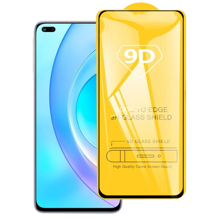 Pellicola in vetro temperato con schermo a colla piena 9D, For Honor 50 Lite(1 PC)