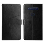 Custodia per telefono in pelle flip orizzontale con cuciture a Y, For TCL 10 SE, For TCL 20 Pro 5G, For TCL 20 R 5G, For TCL 20 SE