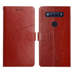 Custodia per telefono in pelle flip orizzontale con cuciture a Y, For TCL 10 SE, For TCL 20 Pro 5G, For TCL 20 R 5G, For TCL 20 SE