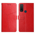 Custodia per telefono in pelle flip orizzontale con cuciture a Y, For TCL 10 SE, For TCL 20 Pro 5G, For TCL 20 R 5G, For TCL 20 SE