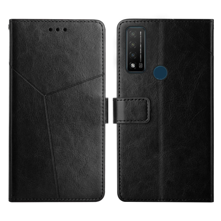 Custodia per telefono in pelle flip orizzontale con cuciture a Y, For TCL 10 SE, For TCL 20 Pro 5G, For TCL 20 R 5G, For TCL 20 SE
