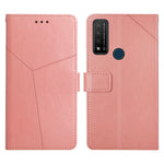 Custodia per telefono in pelle flip orizzontale con cuciture a Y, For TCL 10 SE, For TCL 20 Pro 5G, For TCL 20 R 5G, For TCL 20 SE