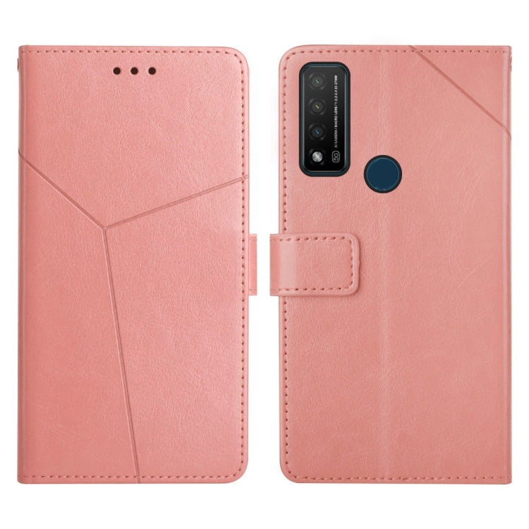 Custodia per telefono in pelle flip orizzontale con cuciture a Y, For TCL 10 SE, For TCL 20 Pro 5G, For TCL 20 R 5G, For TCL 20 SE