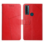 Custodia per telefono in pelle flip orizzontale con cuciture a Y, For TCL 10 SE, For TCL 20 Pro 5G, For TCL 20 R 5G, For TCL 20 SE