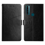 Custodia per telefono in pelle flip orizzontale con cuciture a Y, For TCL 10 SE, For TCL 20 Pro 5G, For TCL 20 R 5G, For TCL 20 SE