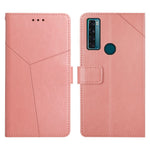 Custodia per telefono in pelle flip orizzontale con cuciture a Y, For TCL 10 SE, For TCL 20 Pro 5G, For TCL 20 R 5G, For TCL 20 SE