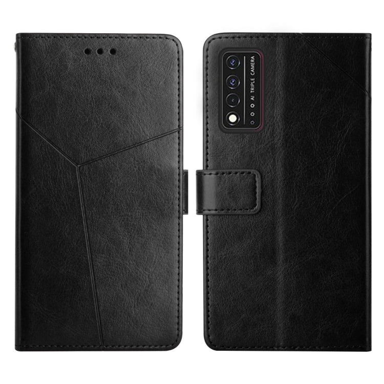 Custodia per telefono in pelle flip orizzontale con cuciture a Y, For TCL 20S, For TCL 30 SE, For T-Mobile Revvl V+ 5G