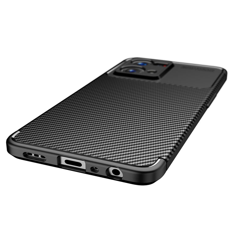 Custodia per telefono in TPU antiurto con struttura in fibra di carbonio, For OPPO A57 2022, For OPPO Reno7 4G Global, For Xiaomi Black Shark 5 / 5 Pro
