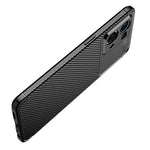Custodia per telefono in TPU antiurto con struttura in fibra di carbonio, For OPPO A57 2022, For OPPO Reno7 4G Global, For Xiaomi Black Shark 5 / 5 Pro
