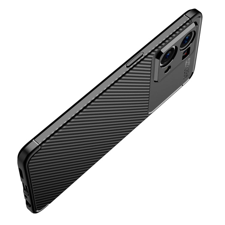 Custodia per telefono in TPU antiurto con struttura in fibra di carbonio, For OPPO A57 2022, For OPPO Reno7 4G Global, For Xiaomi Black Shark 5 / 5 Pro