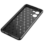 Custodia per telefono in TPU antiurto con struttura in fibra di carbonio, For OPPO A57 2022, For OPPO Reno7 4G Global, For Xiaomi Black Shark 5 / 5 Pro
