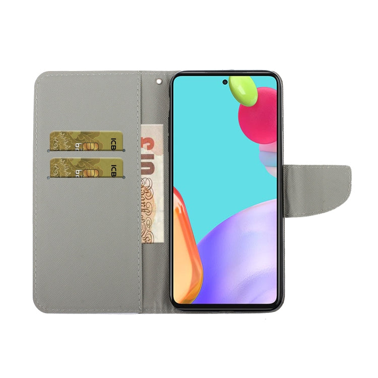 Custodia per telefono in pelle con disegno colorato 3D, For Samsung Galaxy A33 5G