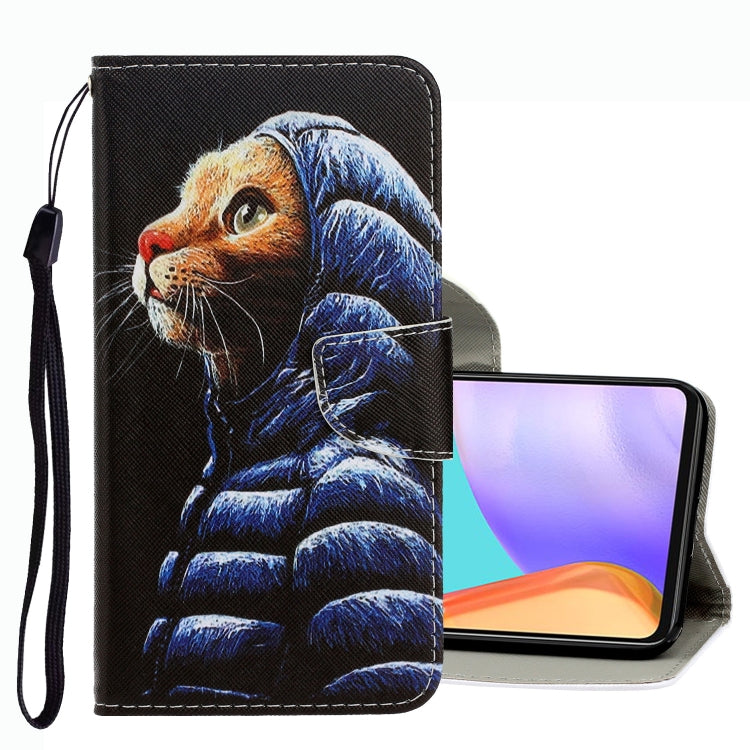 Custodia per telefono in pelle con disegno colorato 3D, For Samsung Galaxy A53