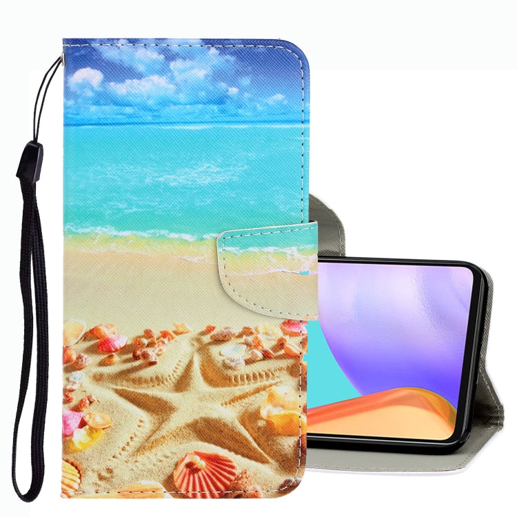 Custodia per telefono in pelle con disegno colorato 3D, For Samsung Galaxy A53