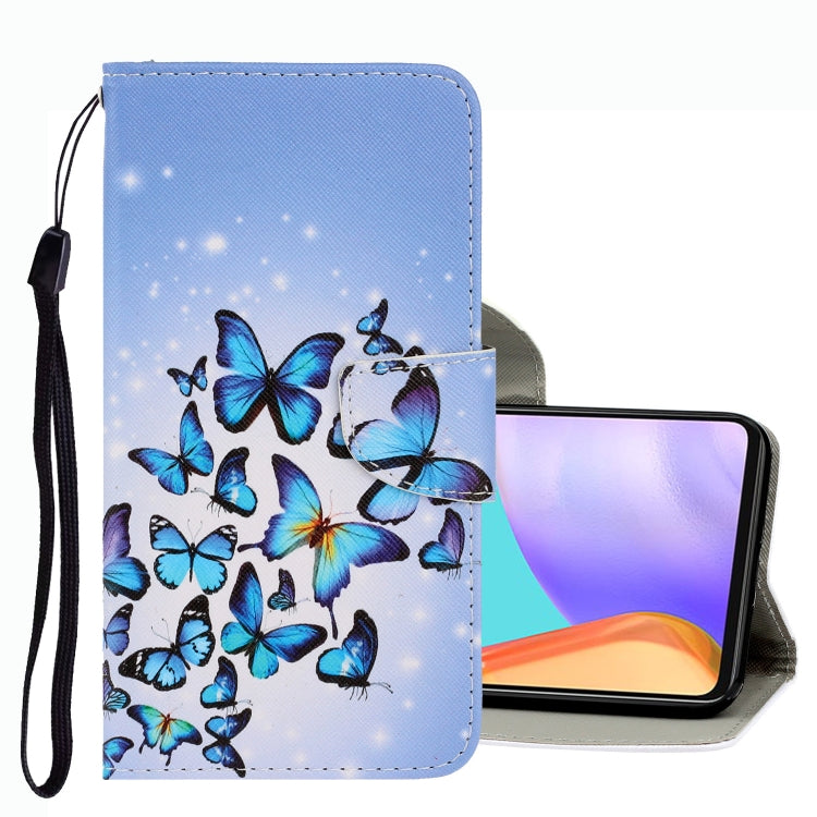 Custodia per telefono in pelle con disegno colorato 3D, For Samsung Galaxy A53