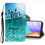 Custodia per telefono in pelle con disegno colorato 3D, For Samsung Galaxy A53