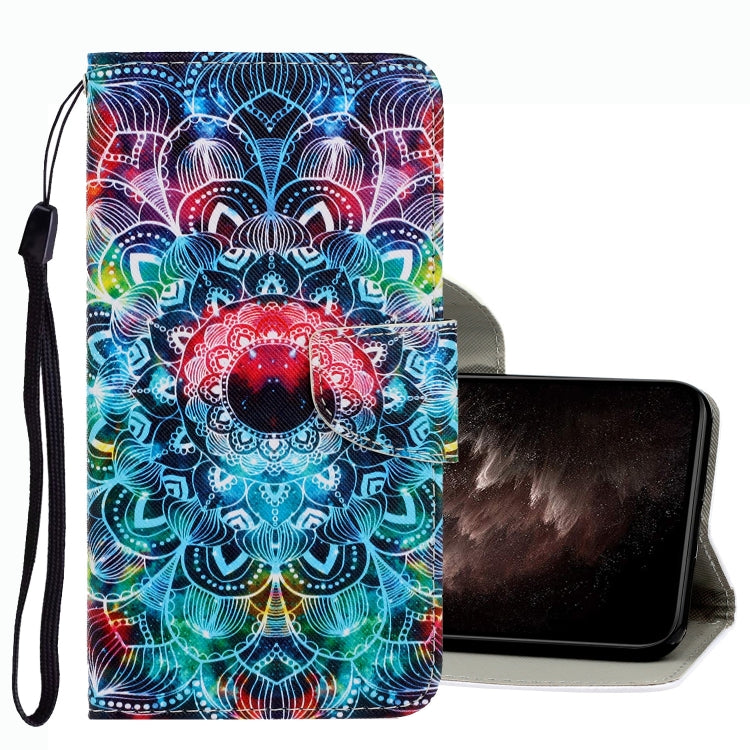 Custodia per telefono in pelle con disegno colorato 3D, For OPPO A16