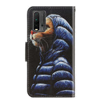 Custodia per telefono in pelle con disegno colorato 3D, For Xiaomi Redmi 9T